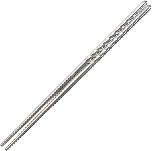 Stainless Steel  Chopsticks with Twisted Handle