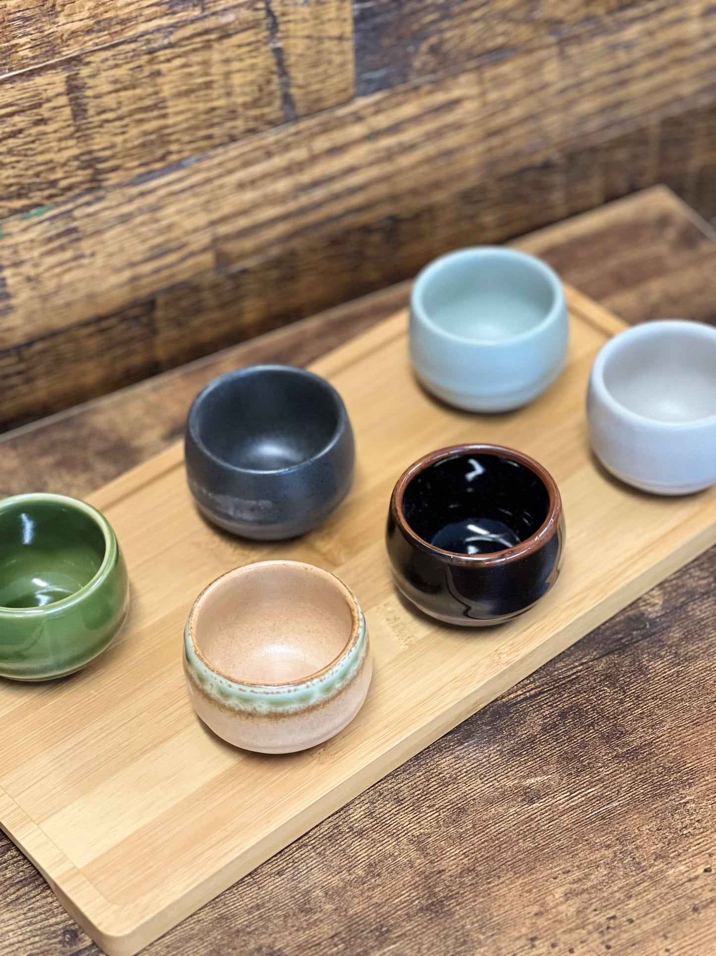 6 Piece Assortment Sake or Tea Cups Set