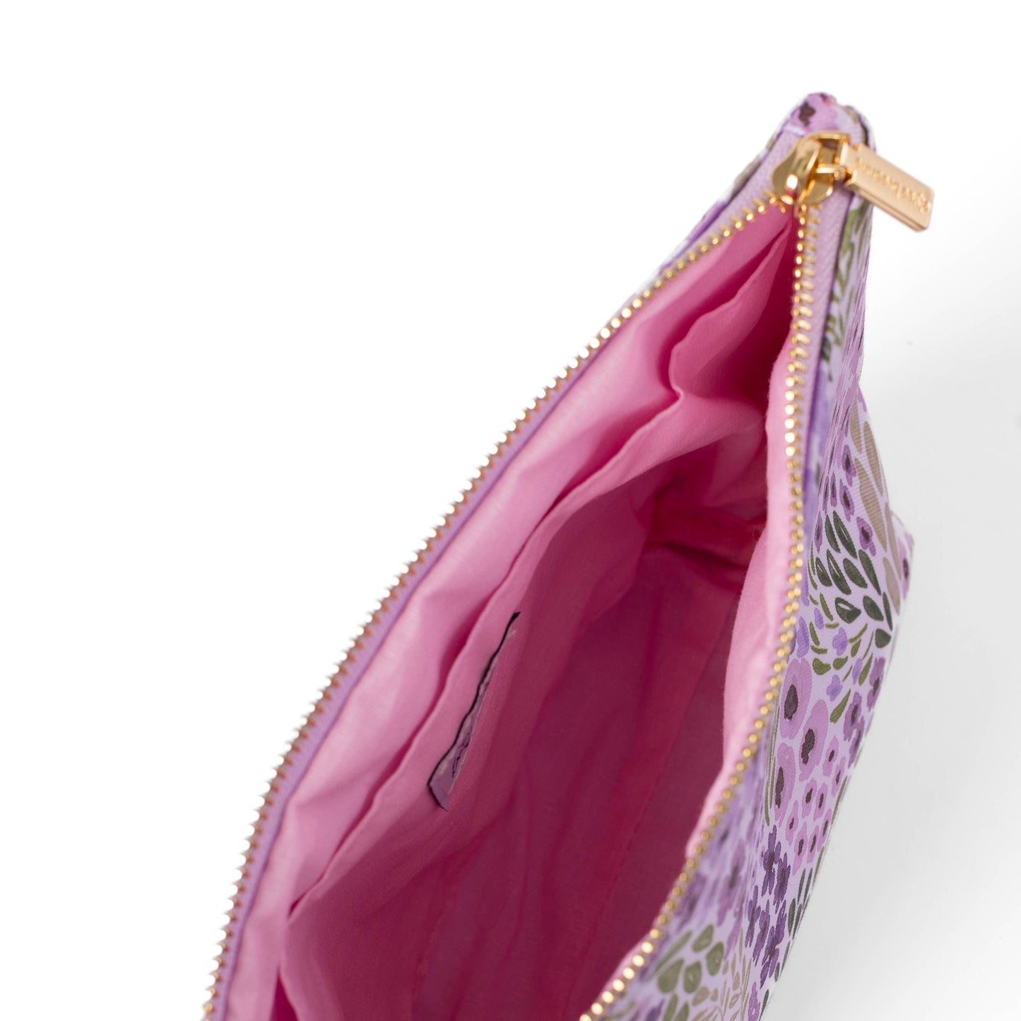 Lilac Floral Carry-All Pouch