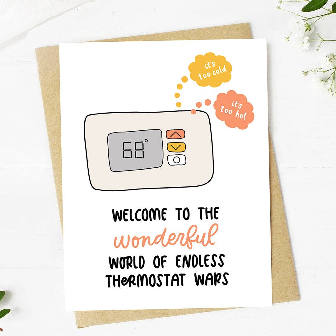 Thermostat Wedding Card