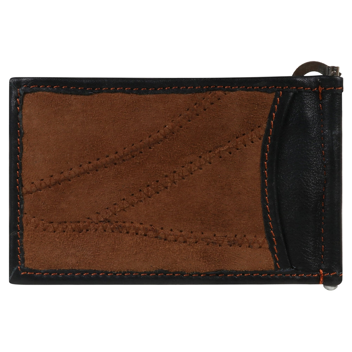 Black, Brown, and Green Money Clip