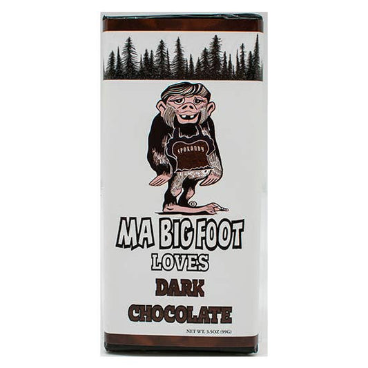 3 oz Solid Dark Chocolate Bigfoot MA Bar