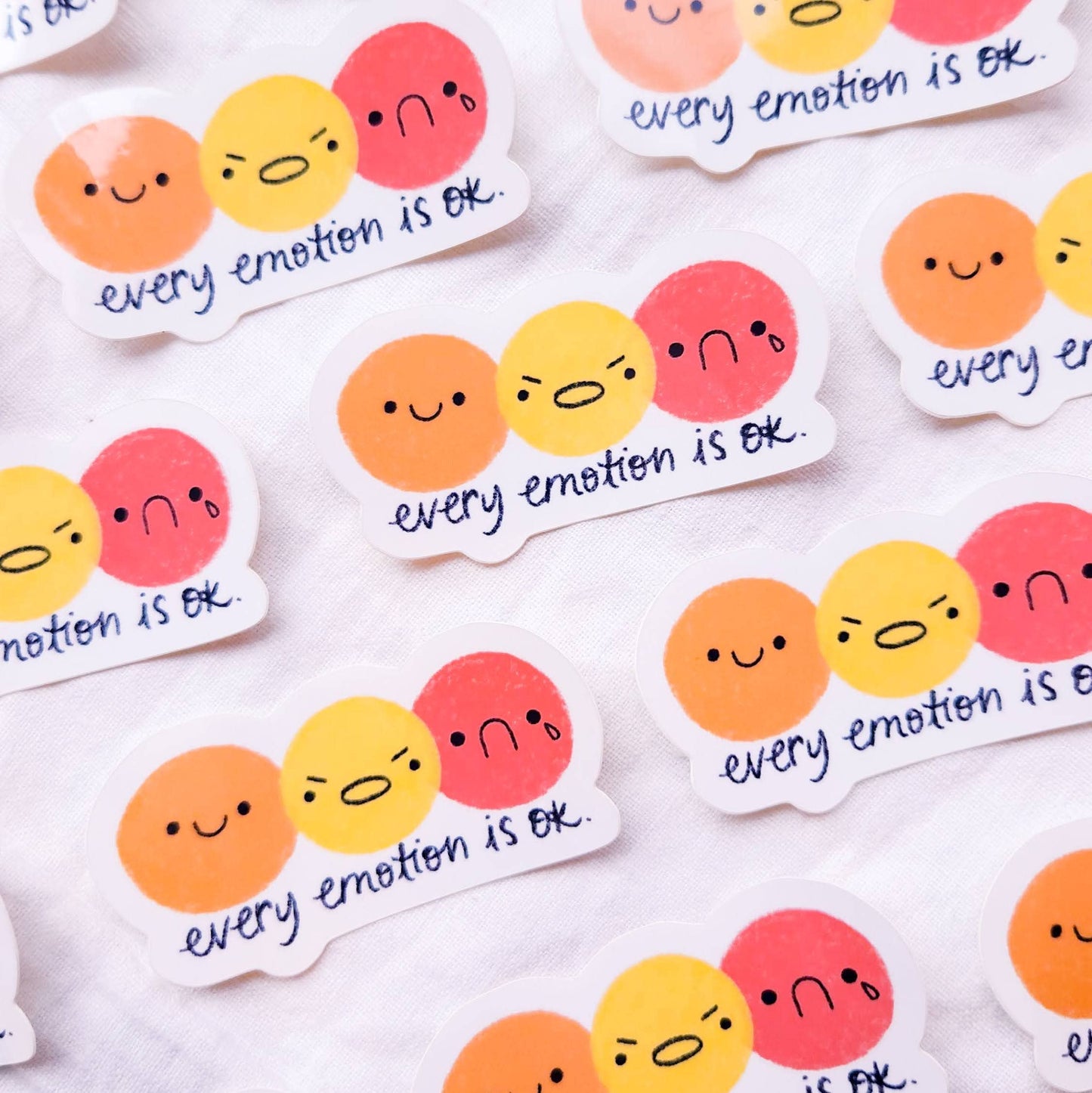 Every Emotion Is OK Die Cut Vinyl Sticker