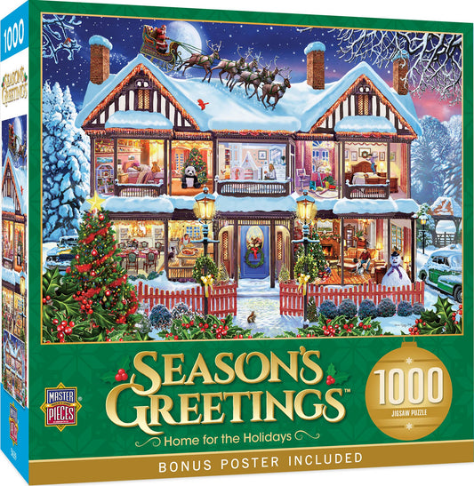Season's Greetings - Home for the Holidays 1000 Piece Puzzle