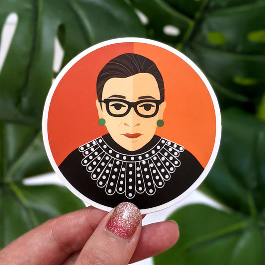 Ruth Bader Ginsburg Vinyl Sticker