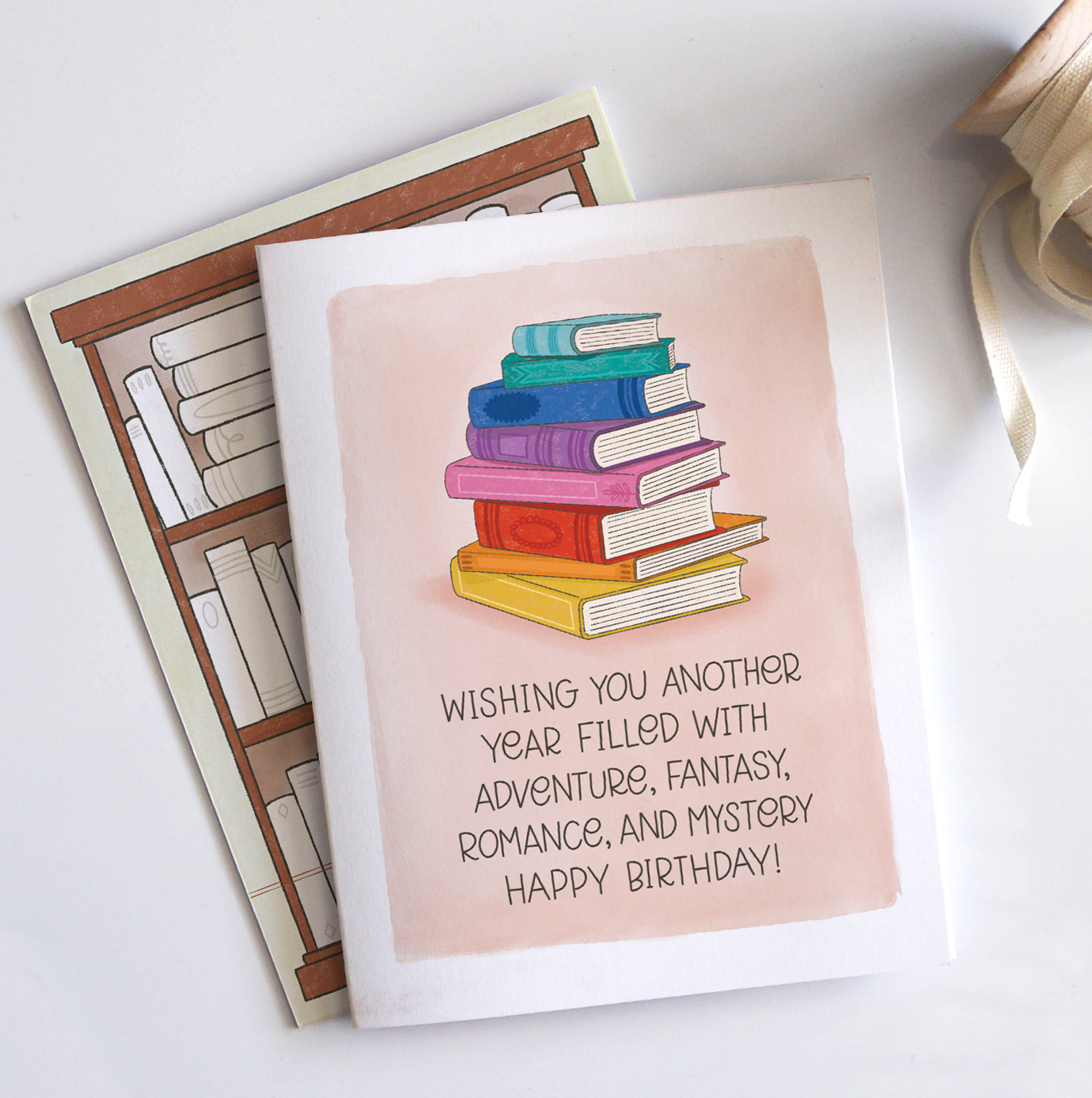 Another Year | Book Lover Bookish Happy Birthday Card