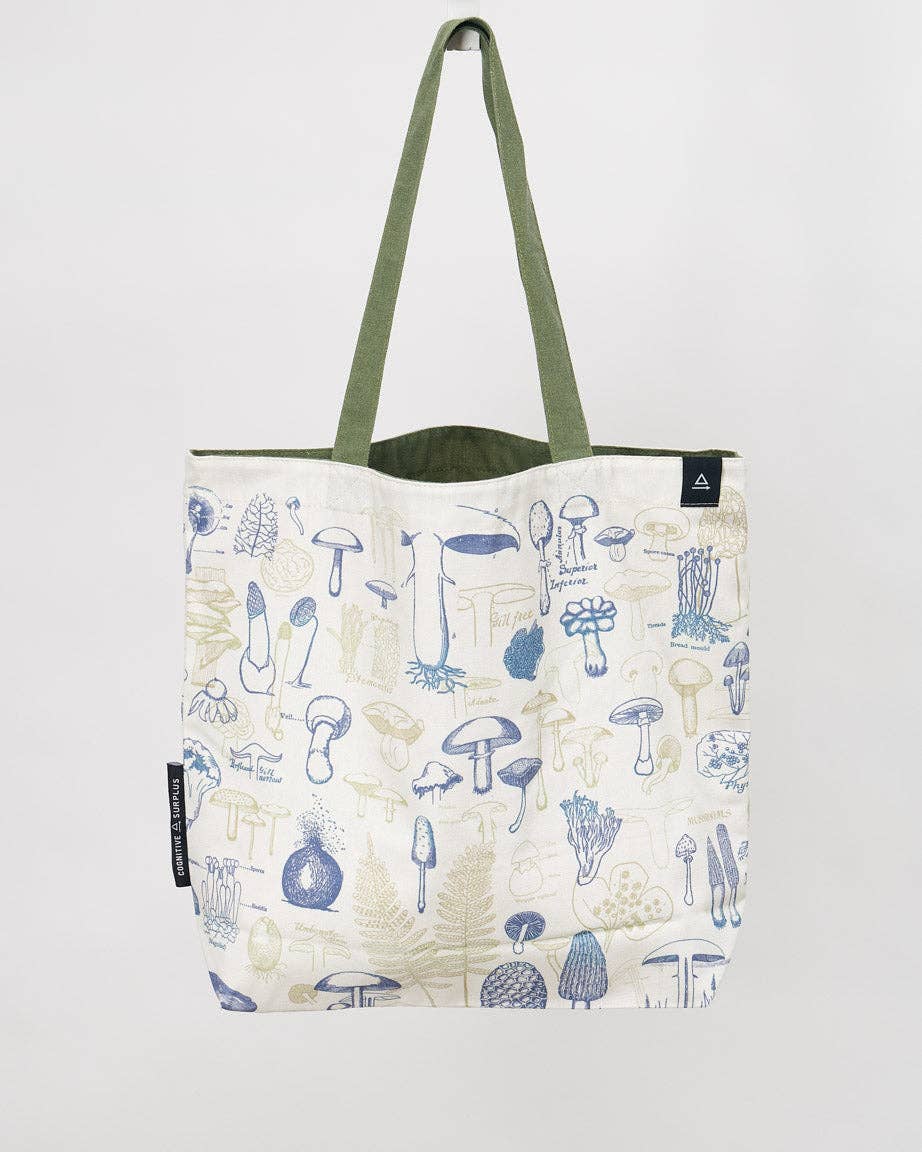 Mushrooms Canvas Shoulder Tote