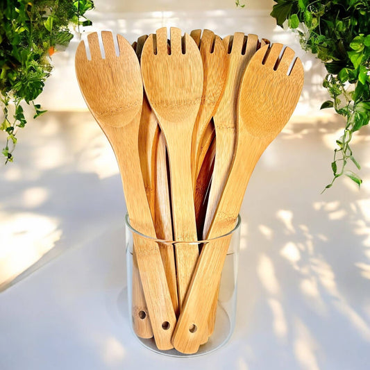 Bamboo Kitchen Utensil | Salad Fork
