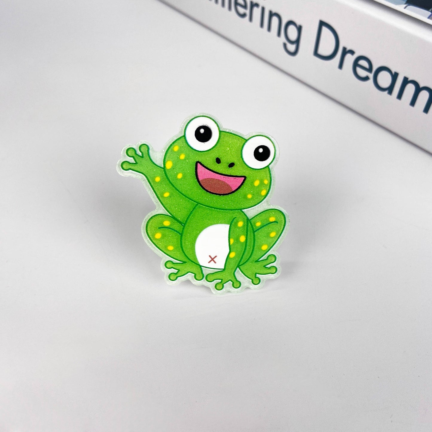Glowing Frog Duckbill Clip
