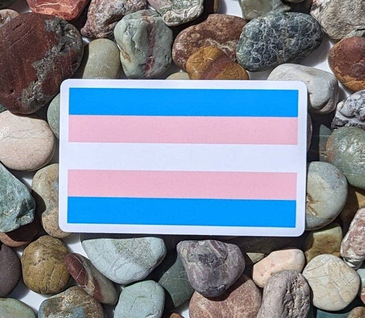 Trans Flag Sticker