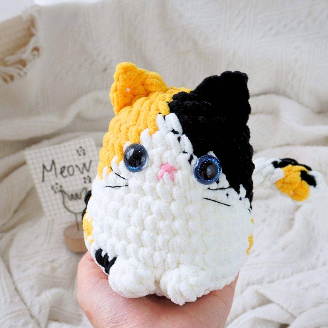 Chonky Cats Crochet, Cute Amigurumi Cat Plushies