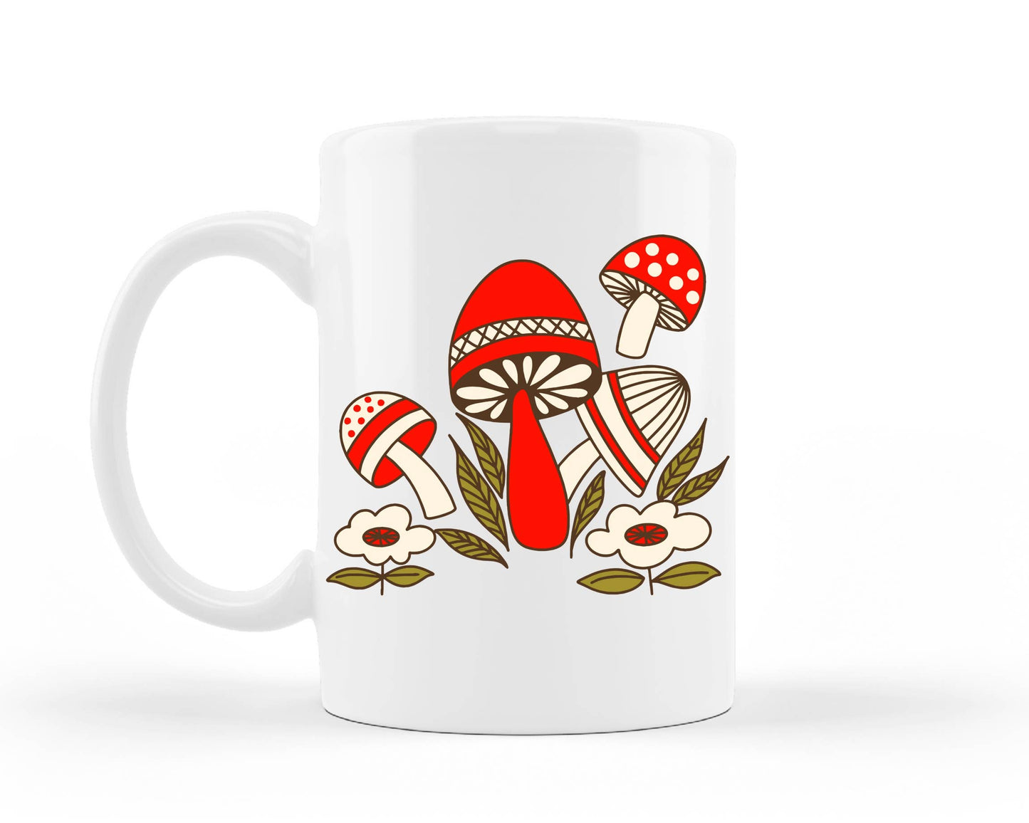 Vintage Mushroom Coffee Mug