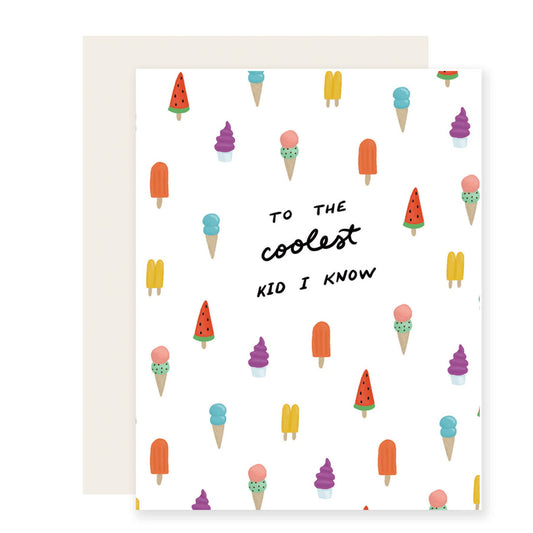 Coolest Kid | Coolest Kid Birthday Card | Cool Birthday Card