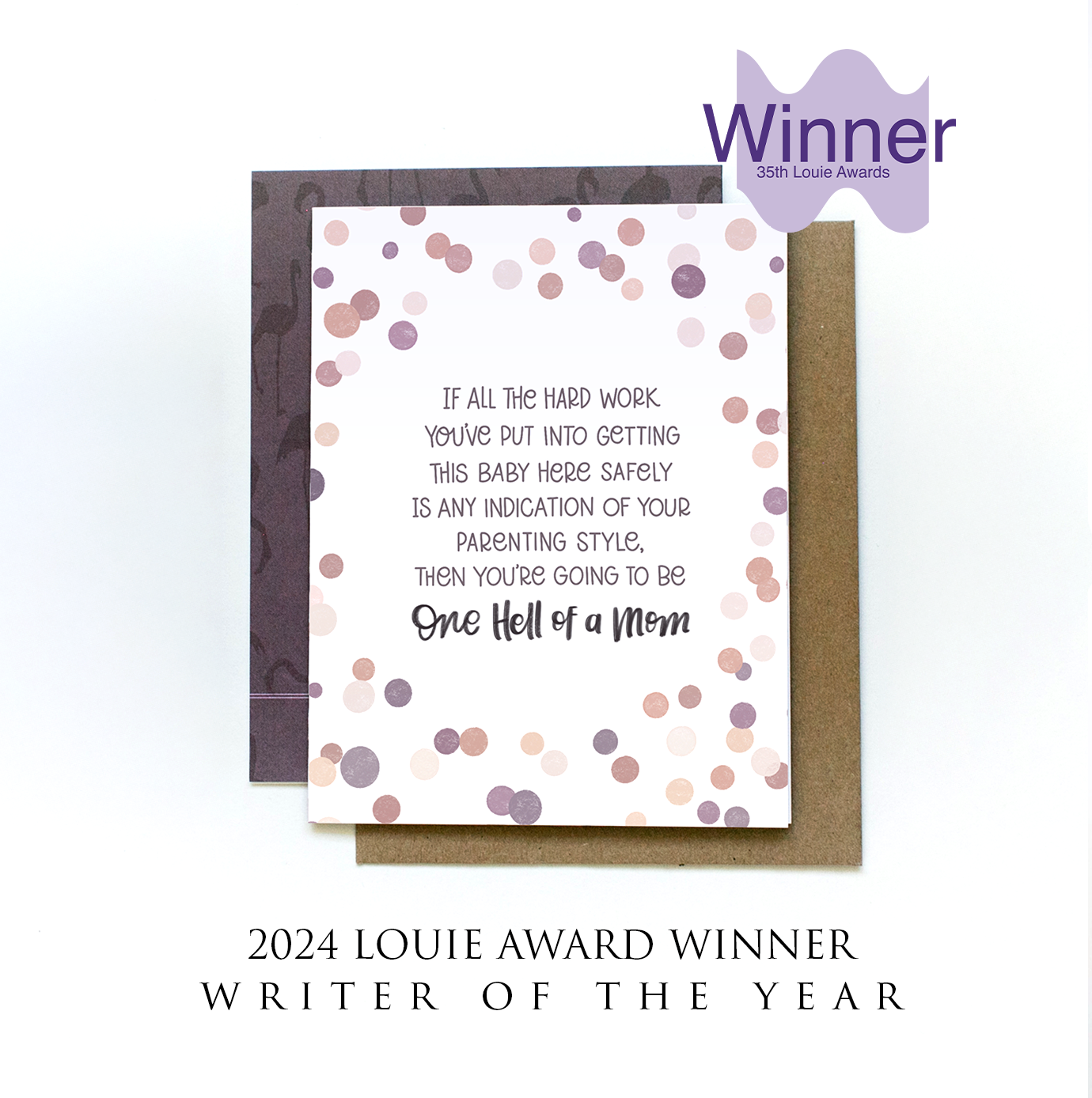 Hard Work | IVF Infertility Support Mother New Baby Card