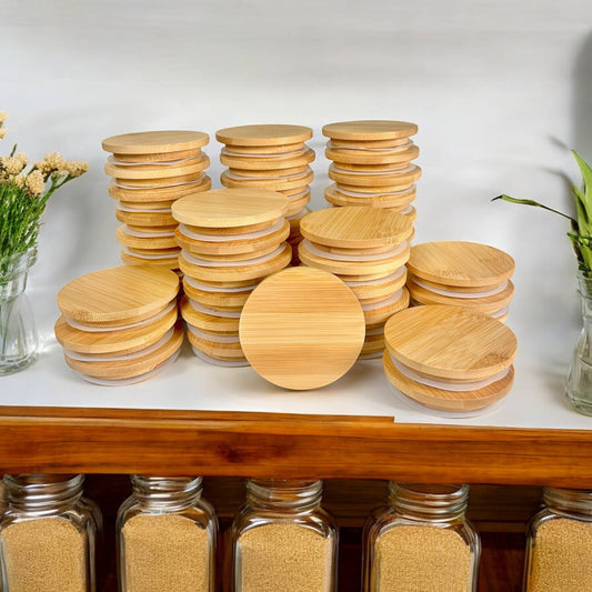 Bamboo Mason Jar Lid | Standard Mouth