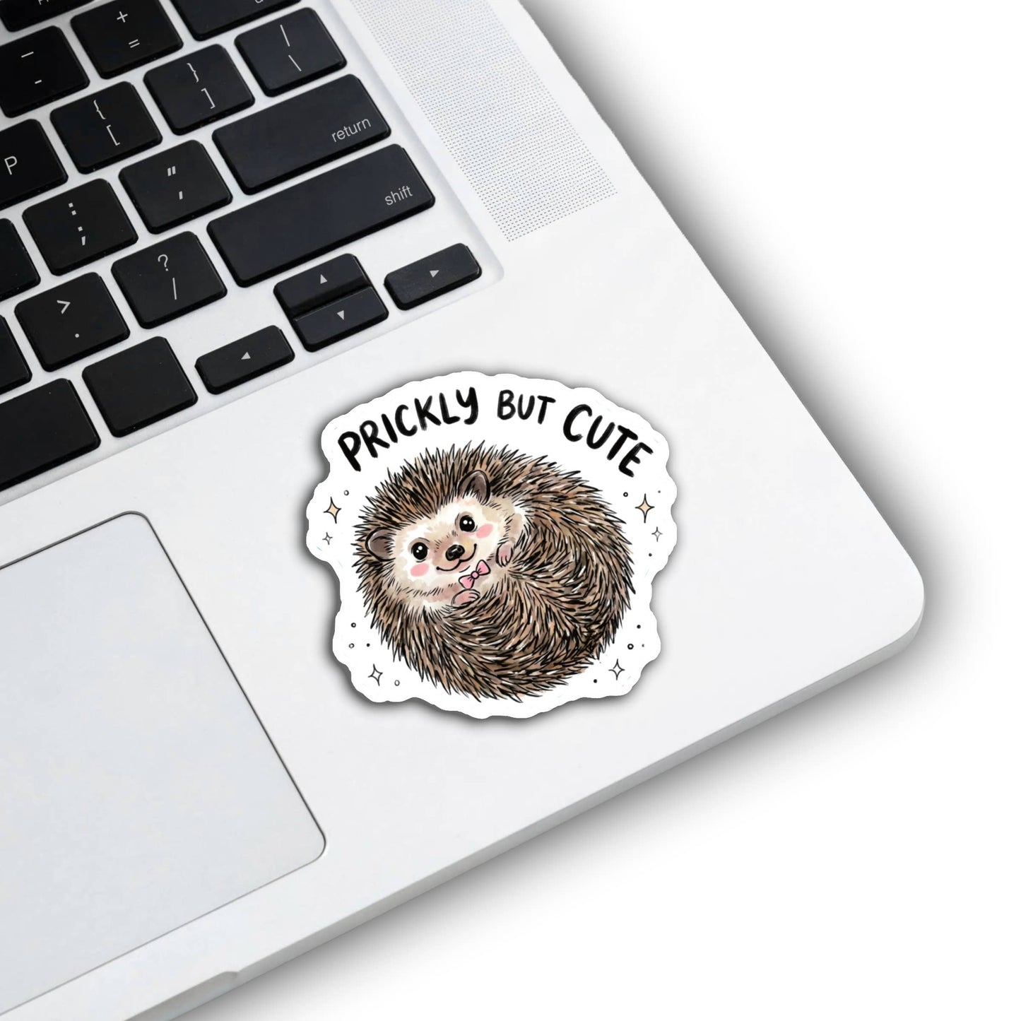 Prickly But Cute Hedgehog Sticker