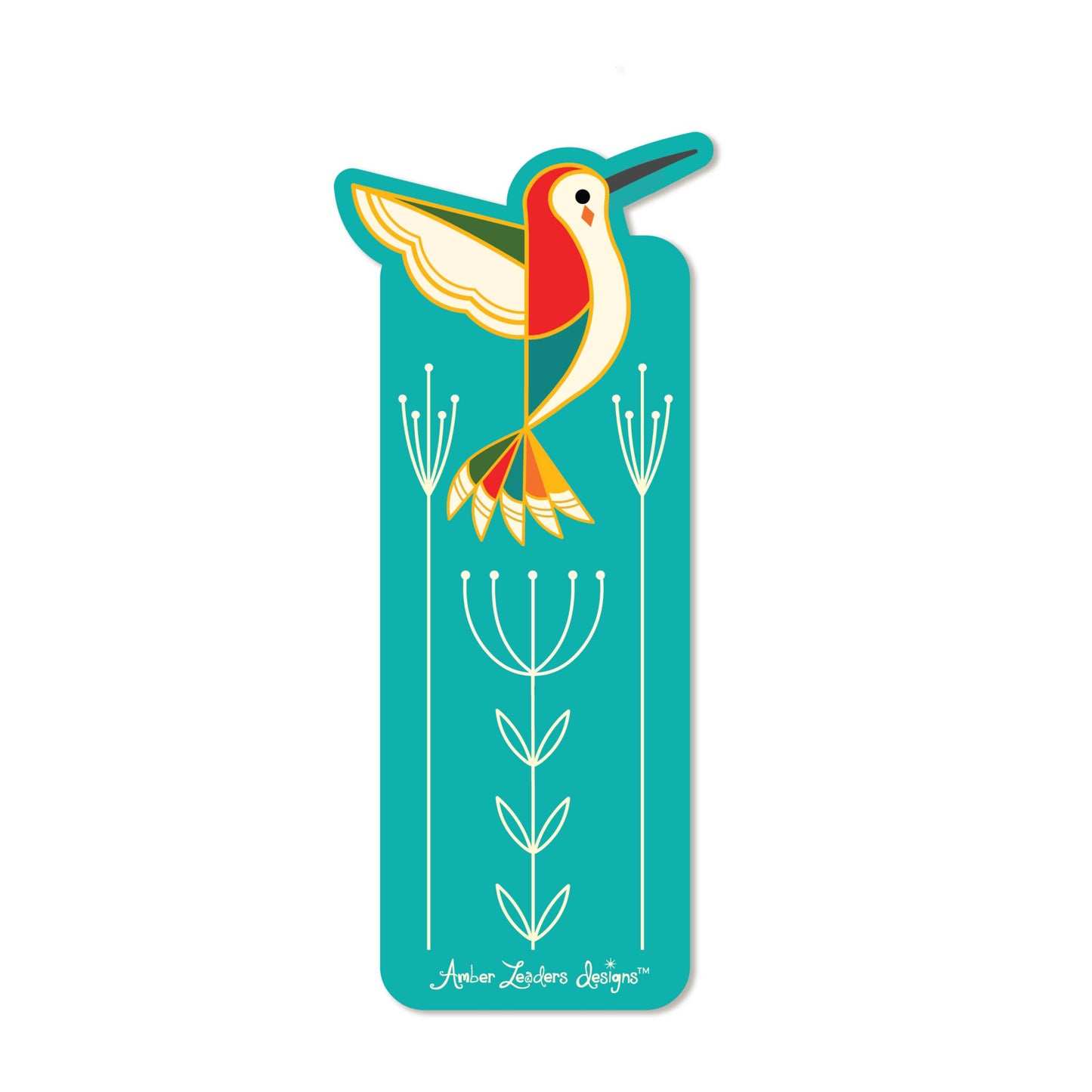 Hummingbird Die Cut Bookmark