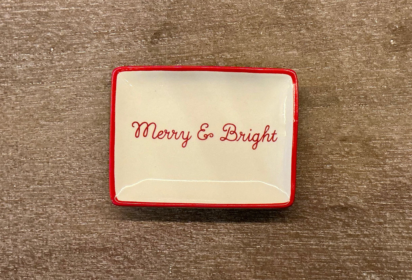 4” Trinket Dishes - Holiday Phrases