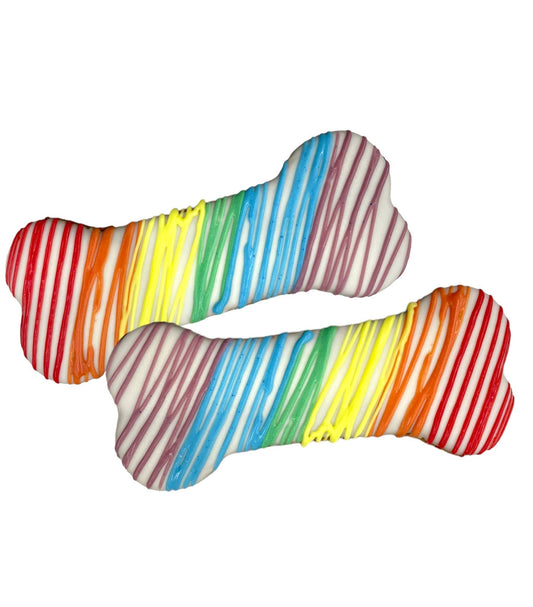 Rainbow Bone Dog Treat