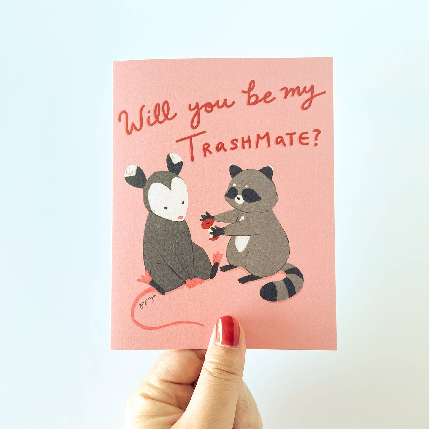Trashmates Valentines / Anniversary A2 Greeting Card