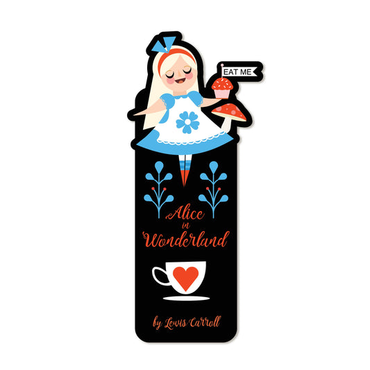 Alice in Wonderland Die Cut Bookmark