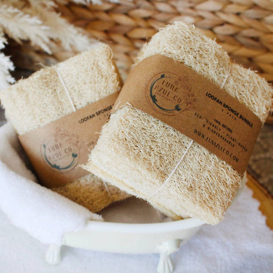 5 Piece Loofah Sponge Bundle