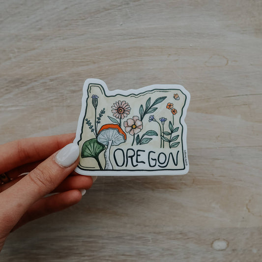 Wildflower Oregon Sticker