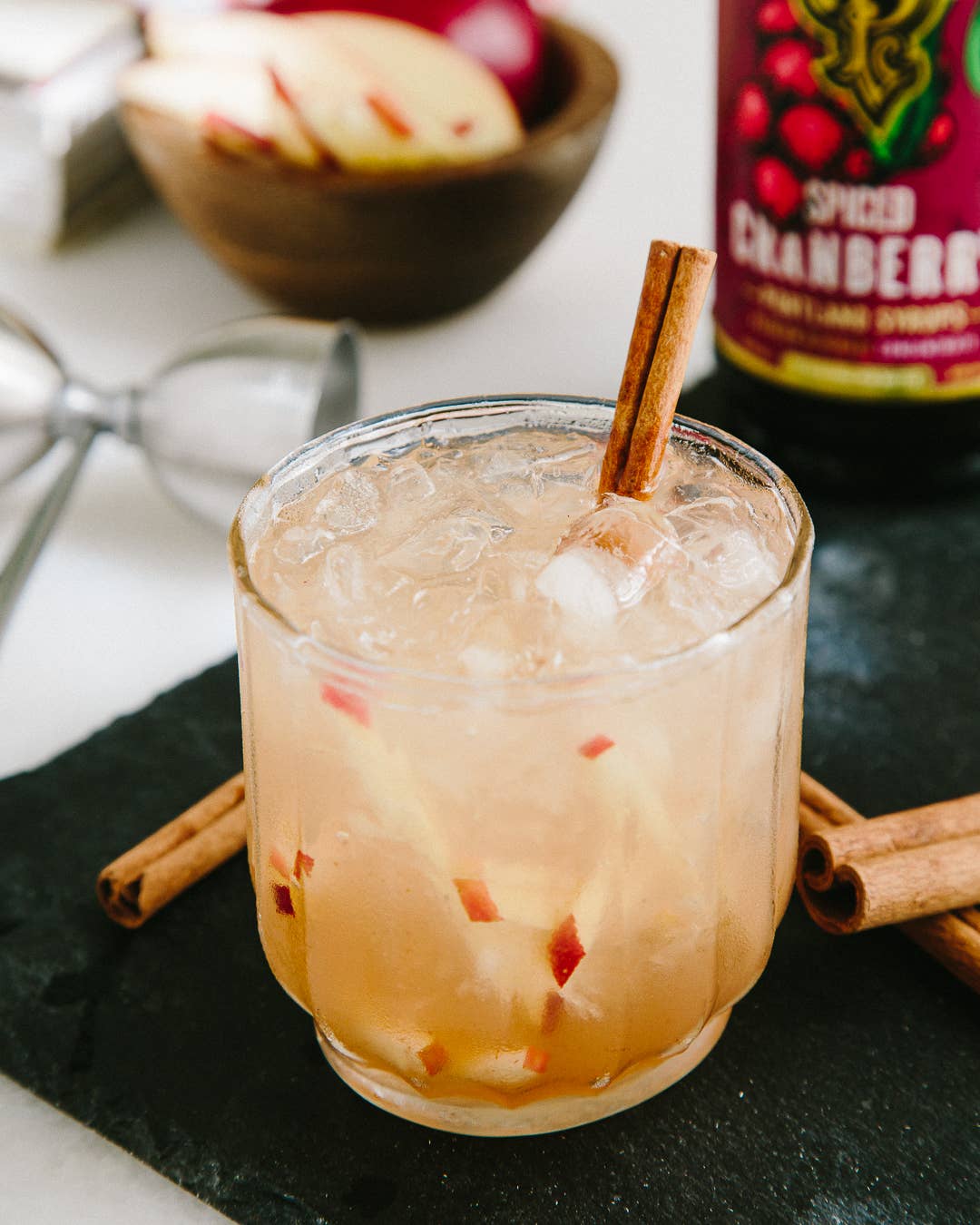 Spiced Cranberry Syrup 12 oz - cocktail / mocktail drink mix
