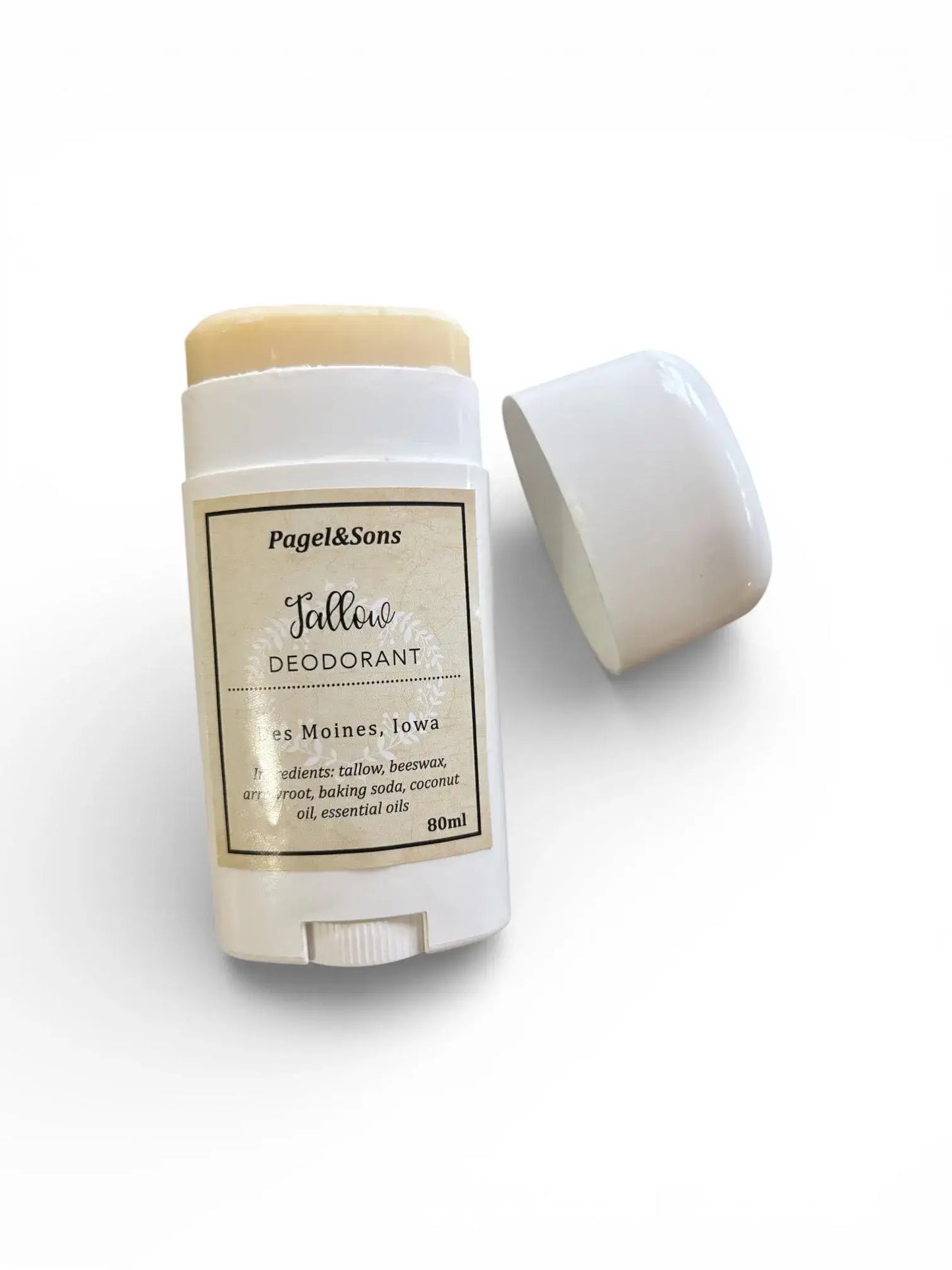 Natural Grass Fed Tallow Deodorant