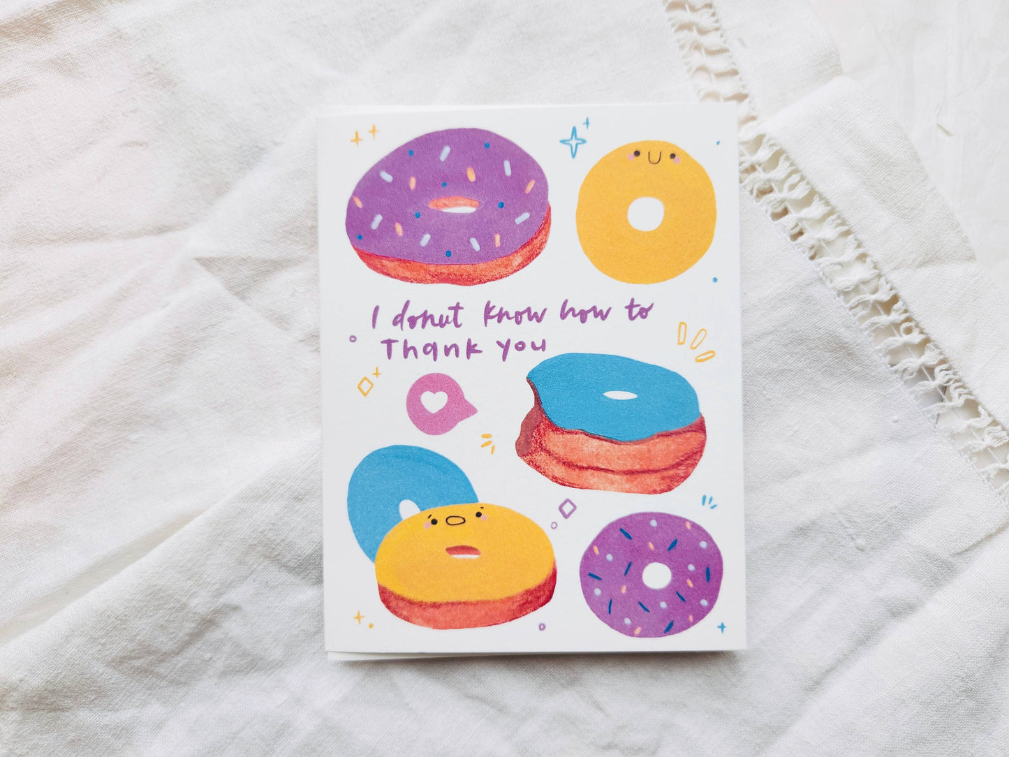 I Donut Know How to Thank You Greeting Card