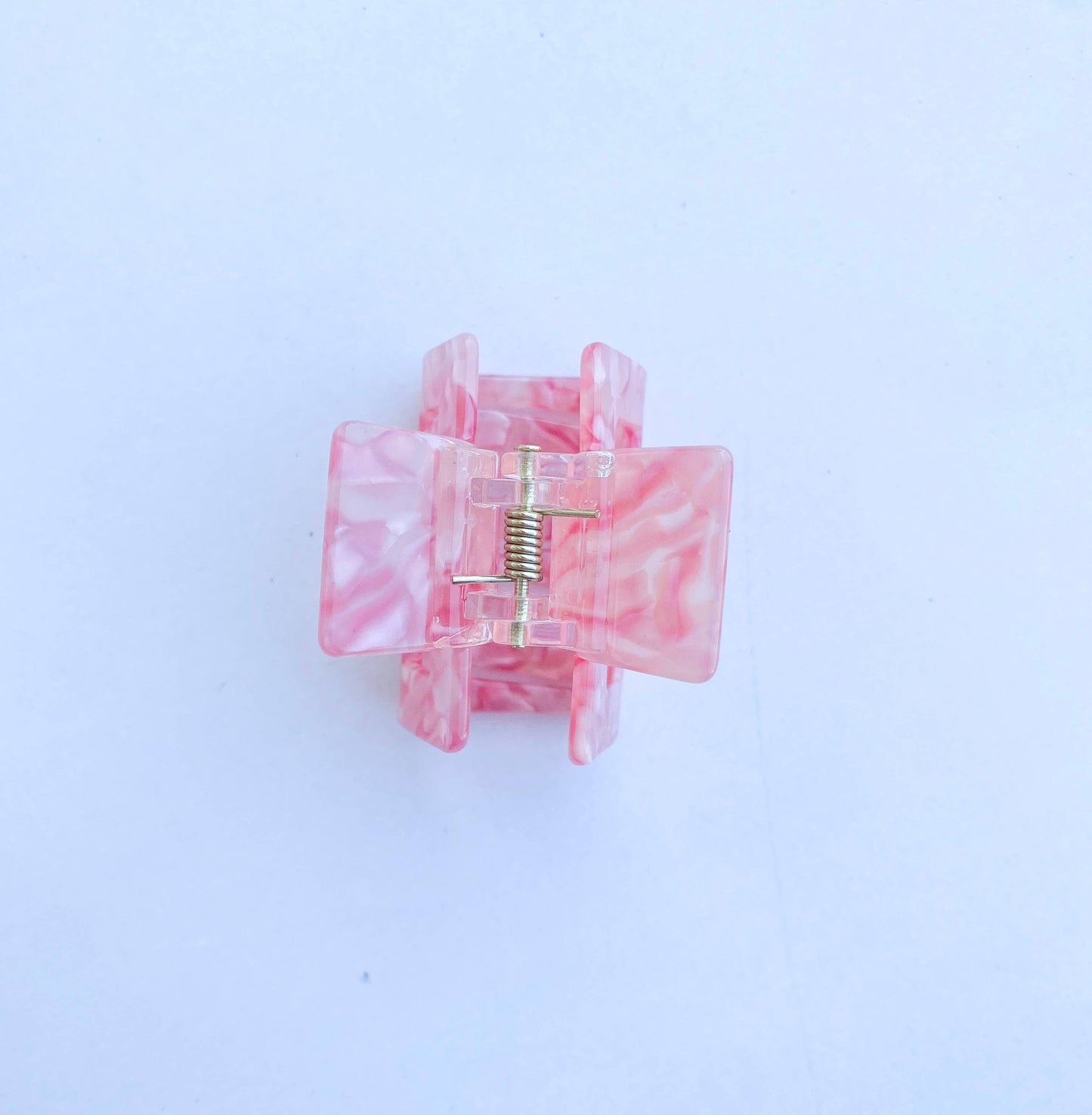 Acetate Pink Claw Clip