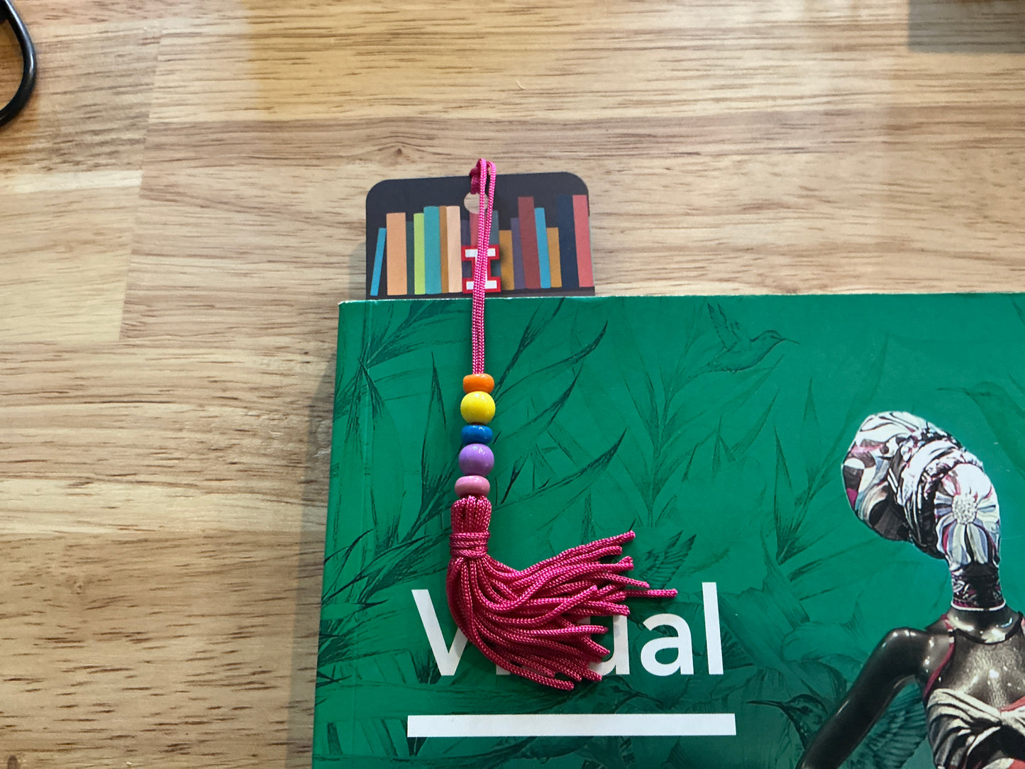 Shelf Control Beaded Bookmark