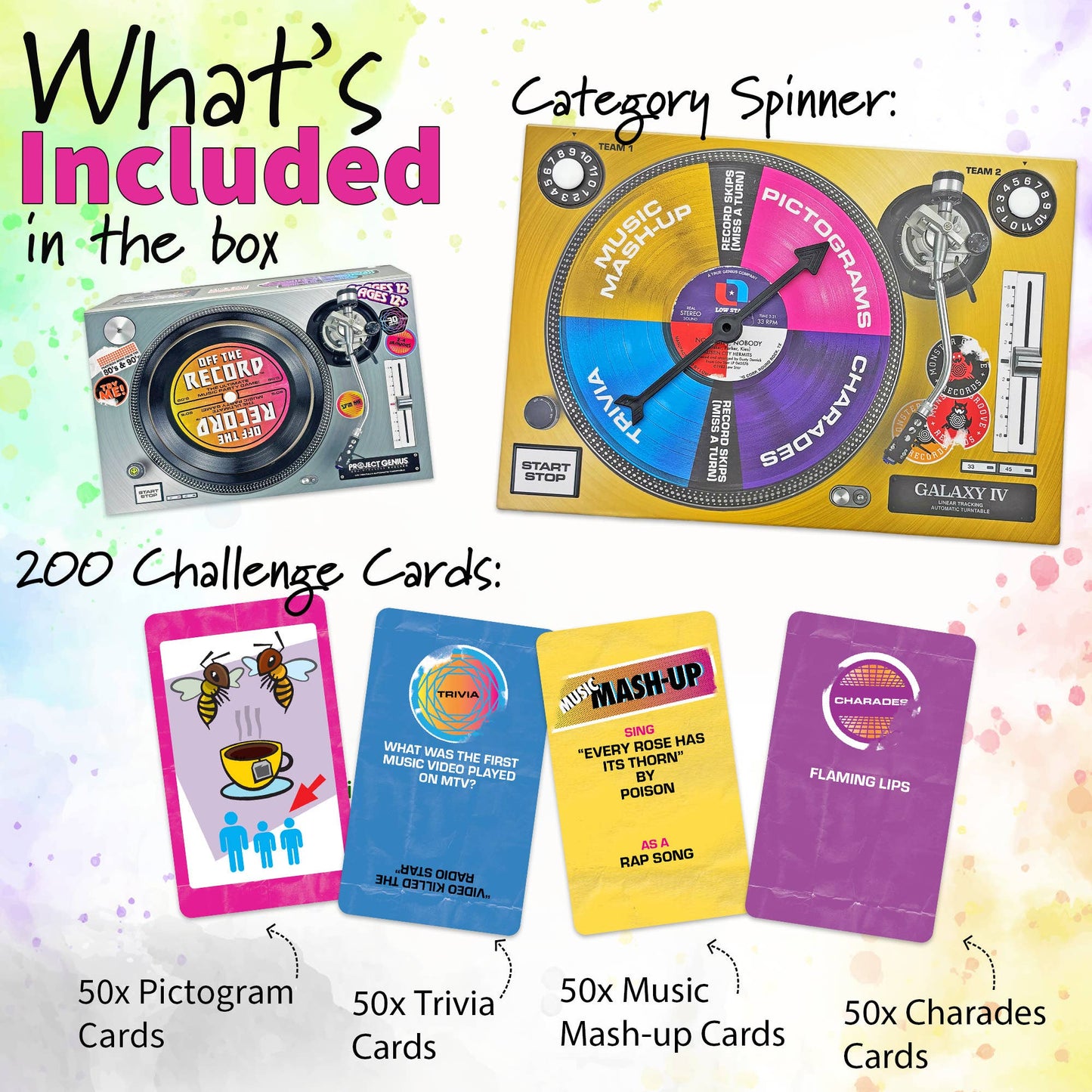 Off the Record - Retro Party Game for 80's & 90's Music Fans