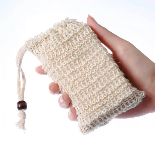 Natural, Plant Based Sisal Soap Saver Pouch