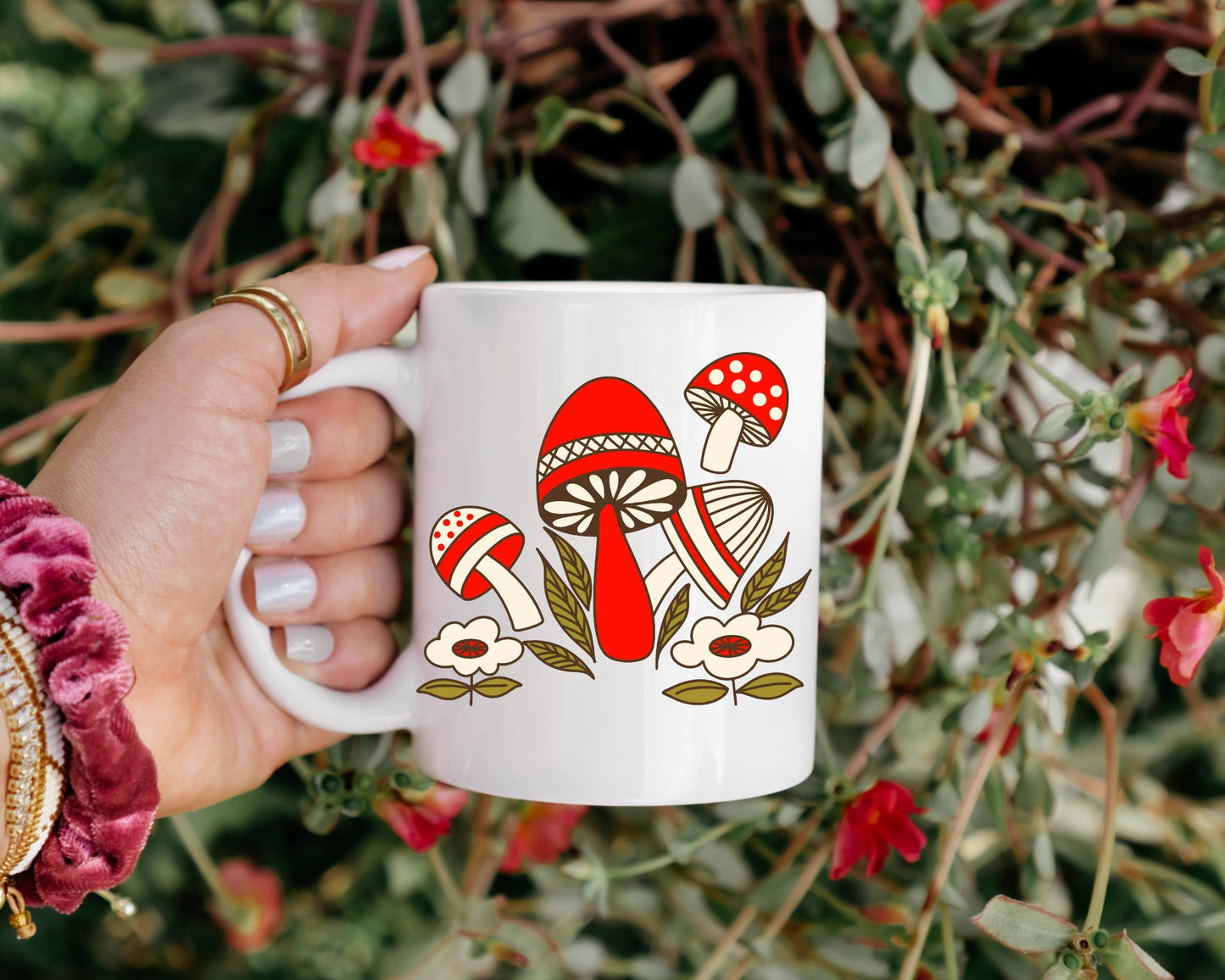 Vintage Mushroom Coffee Mug