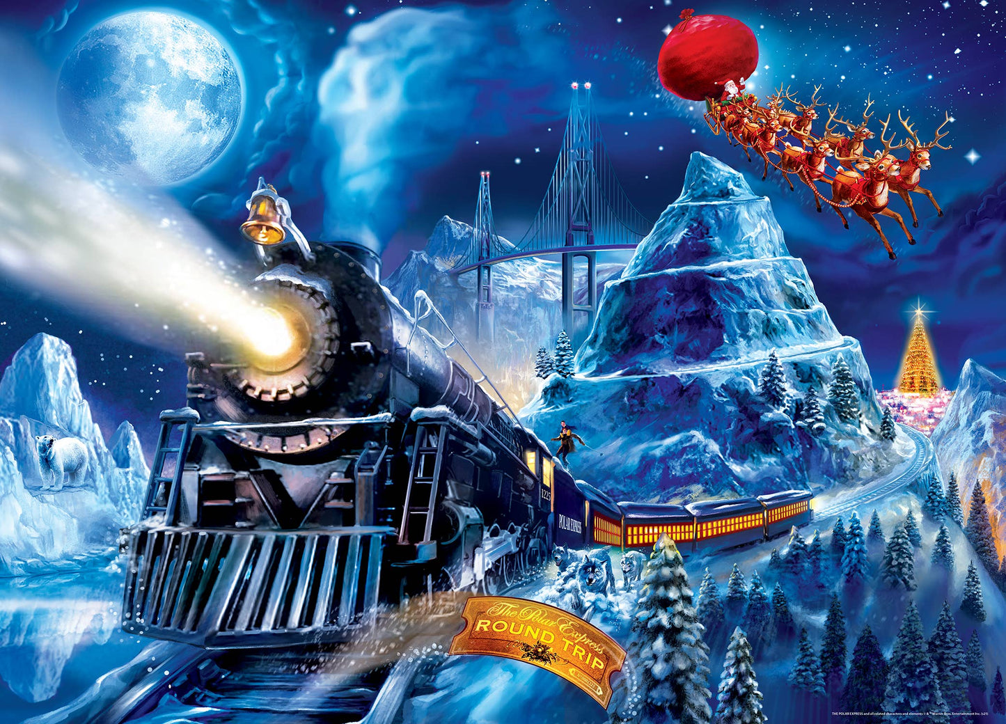 The Polar Express - Race to the Pole 1000 Piece Puzzle