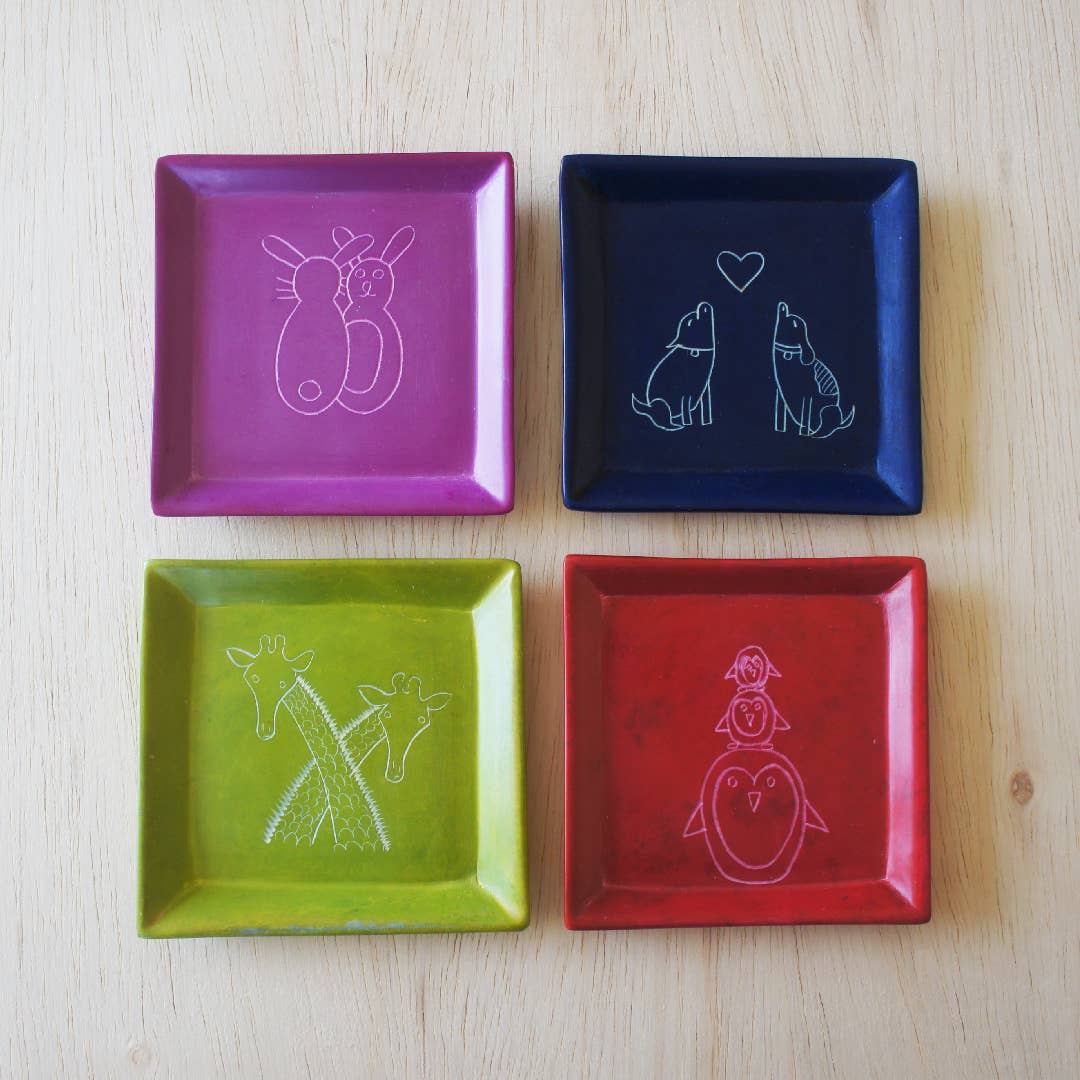 Square Animal Dish