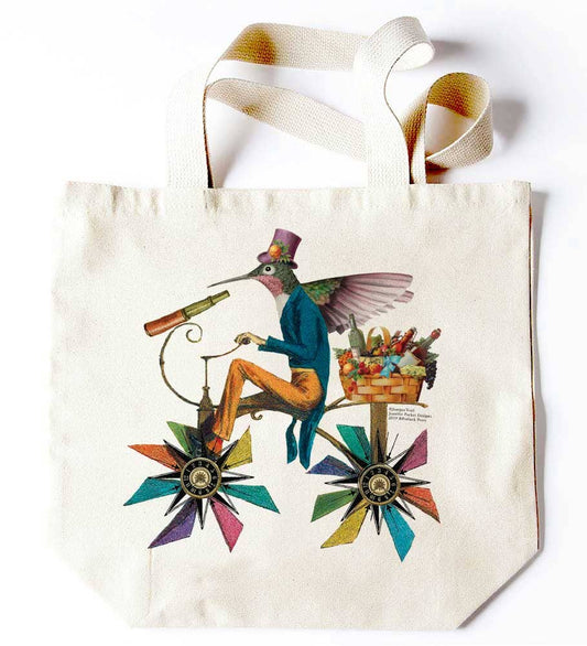Steampunk Hummingbird Tote
