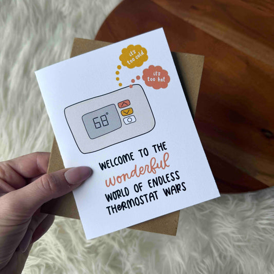 Thermostat Wedding Card