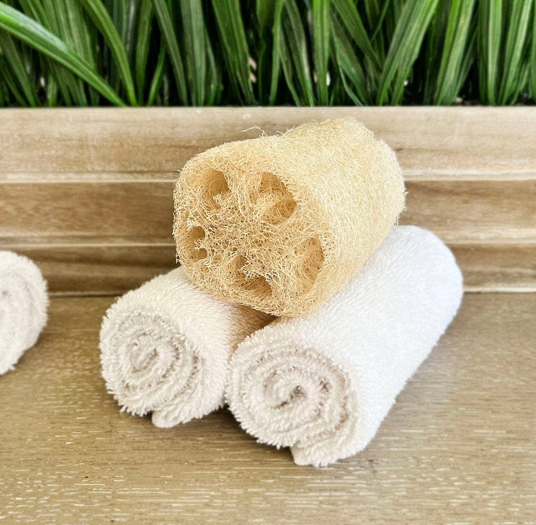 5 Piece Loofah Sponge Bundle