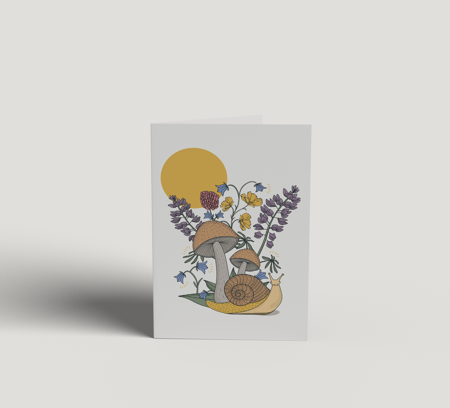 Sweet Snail Greeting Card