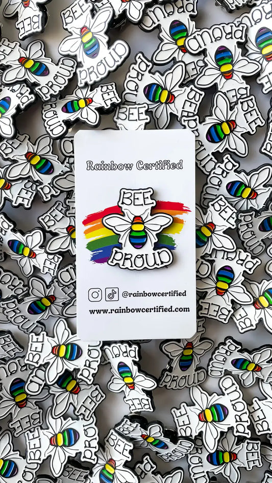 Bee Proud PRIDE Pin