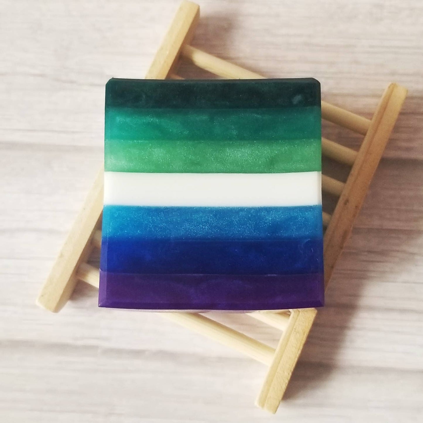 Gay Man Pride Flag Artisan Soap
