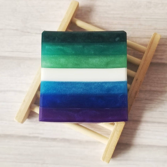 Gay Man Pride Flag Artisan Soap