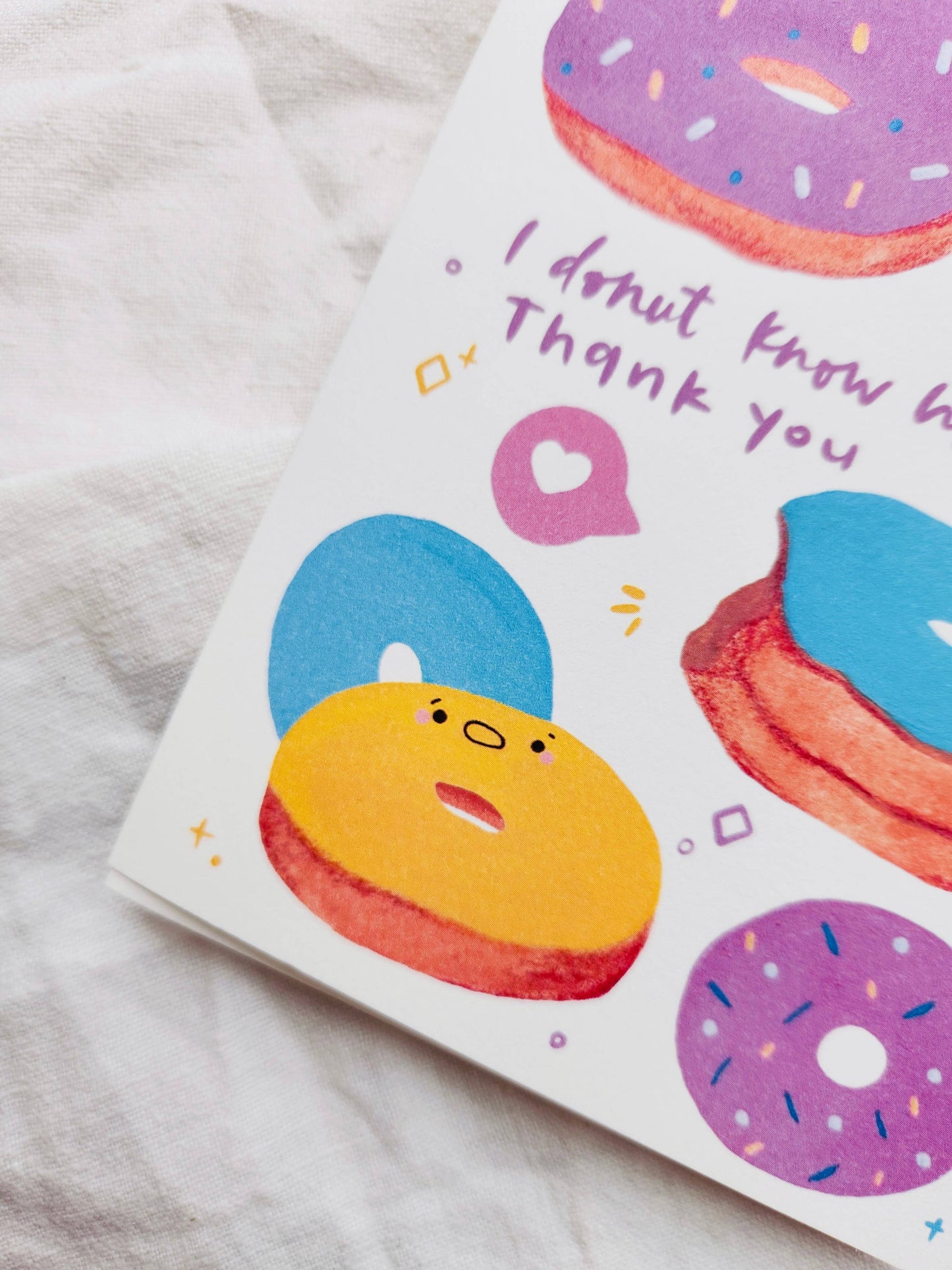 I Donut Know How to Thank You Greeting Card
