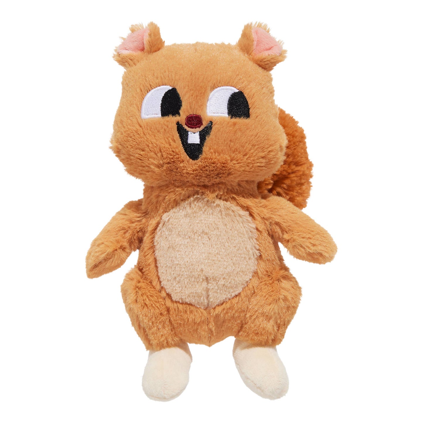 Pearl Squirrel Plush Dog Toy