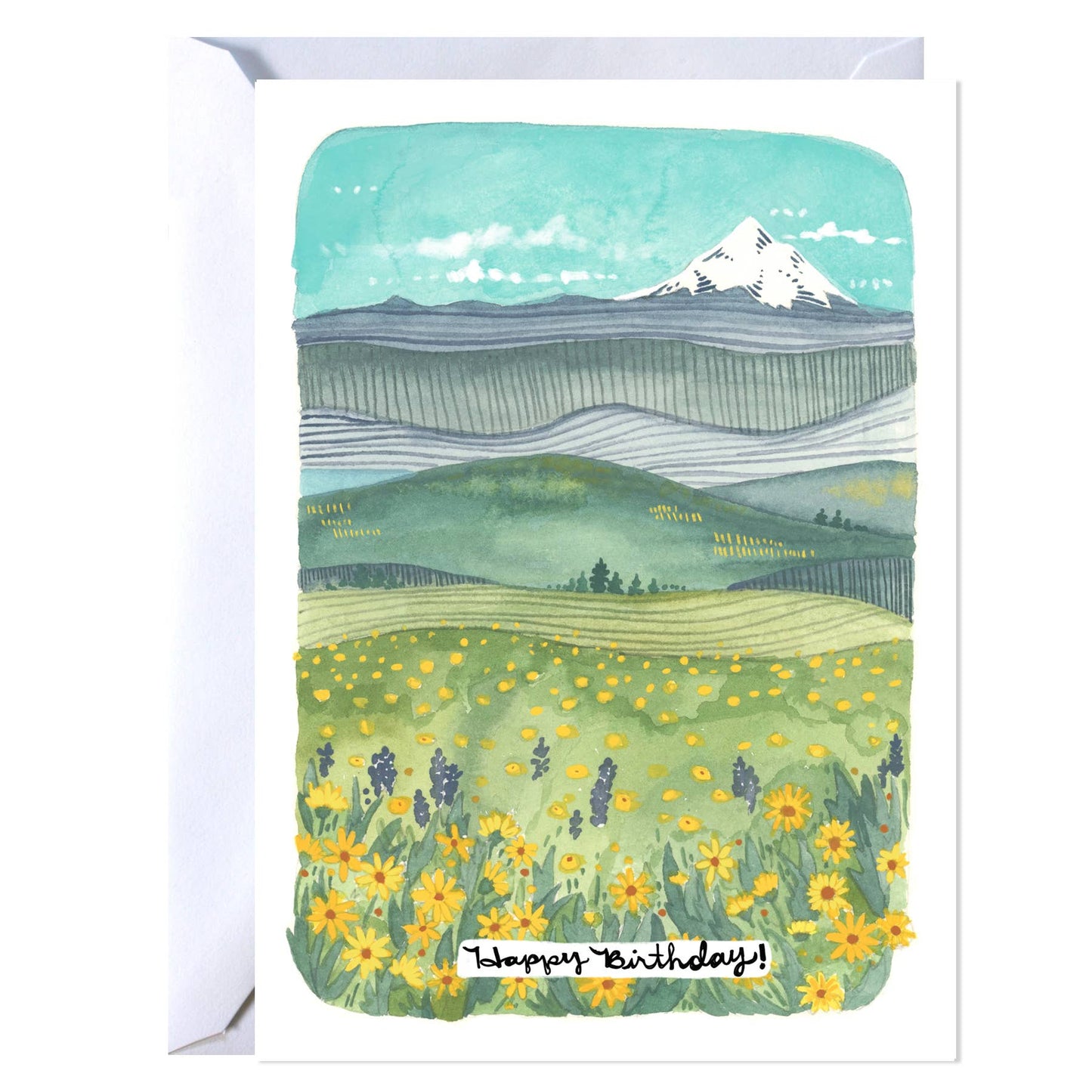 Birthday Card - Mt Hood Birthday
