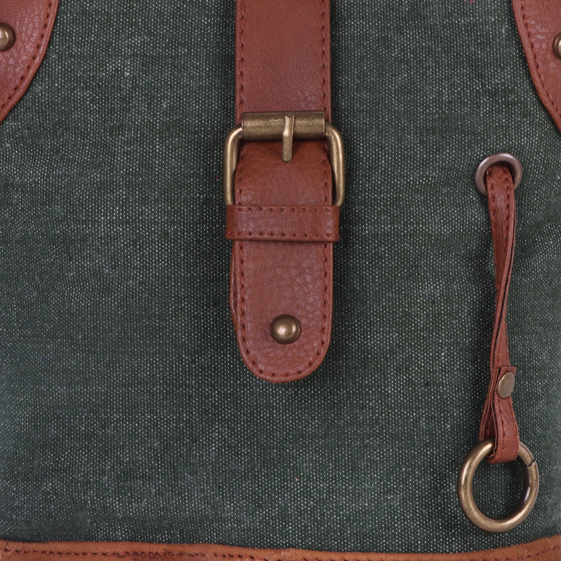 Ridge Waxed Canvas Crossbody Bag