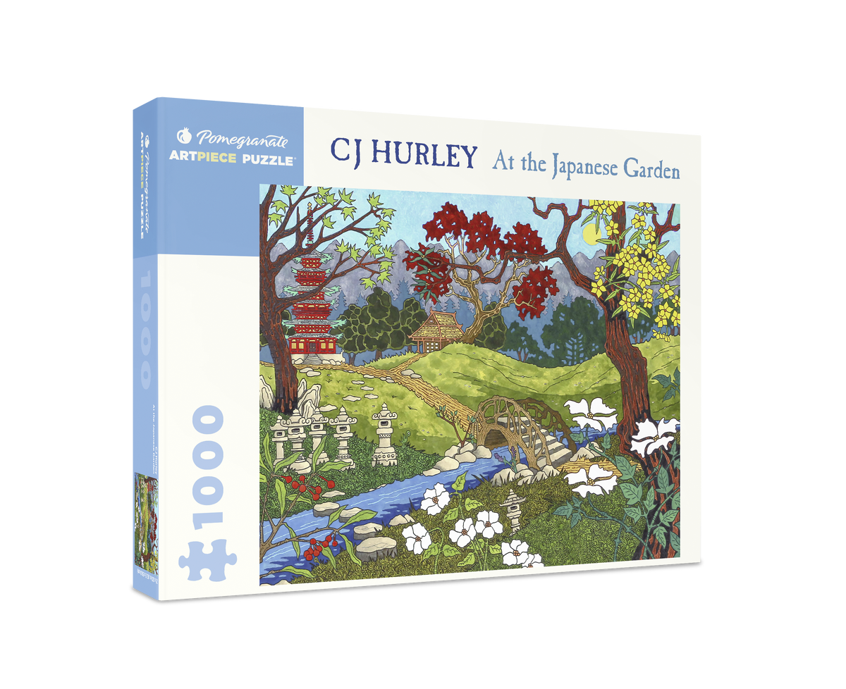 CJ Hurley: At the Japanese Garden 1000-Piece Jigsaw Puzzle
