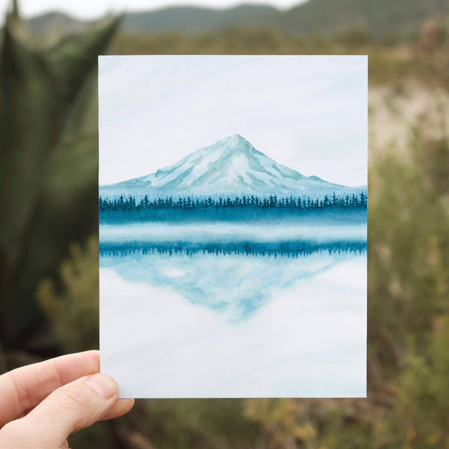 Misty Mountain Greeting Card